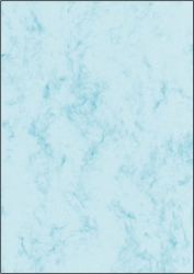 Marmor-Papier, blau, A4, 90 g/qm, 100 Blatt